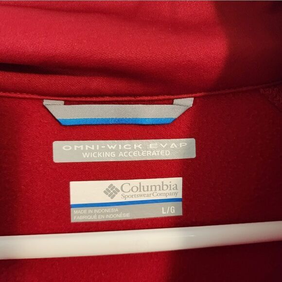 Men's Columbia "Omni-Wick" zip-up sweater, size Large - Picture 2 of 4